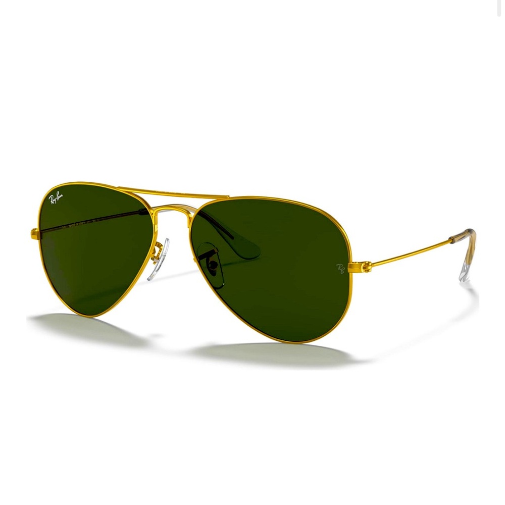 Black and gold Ray Ban Aviators